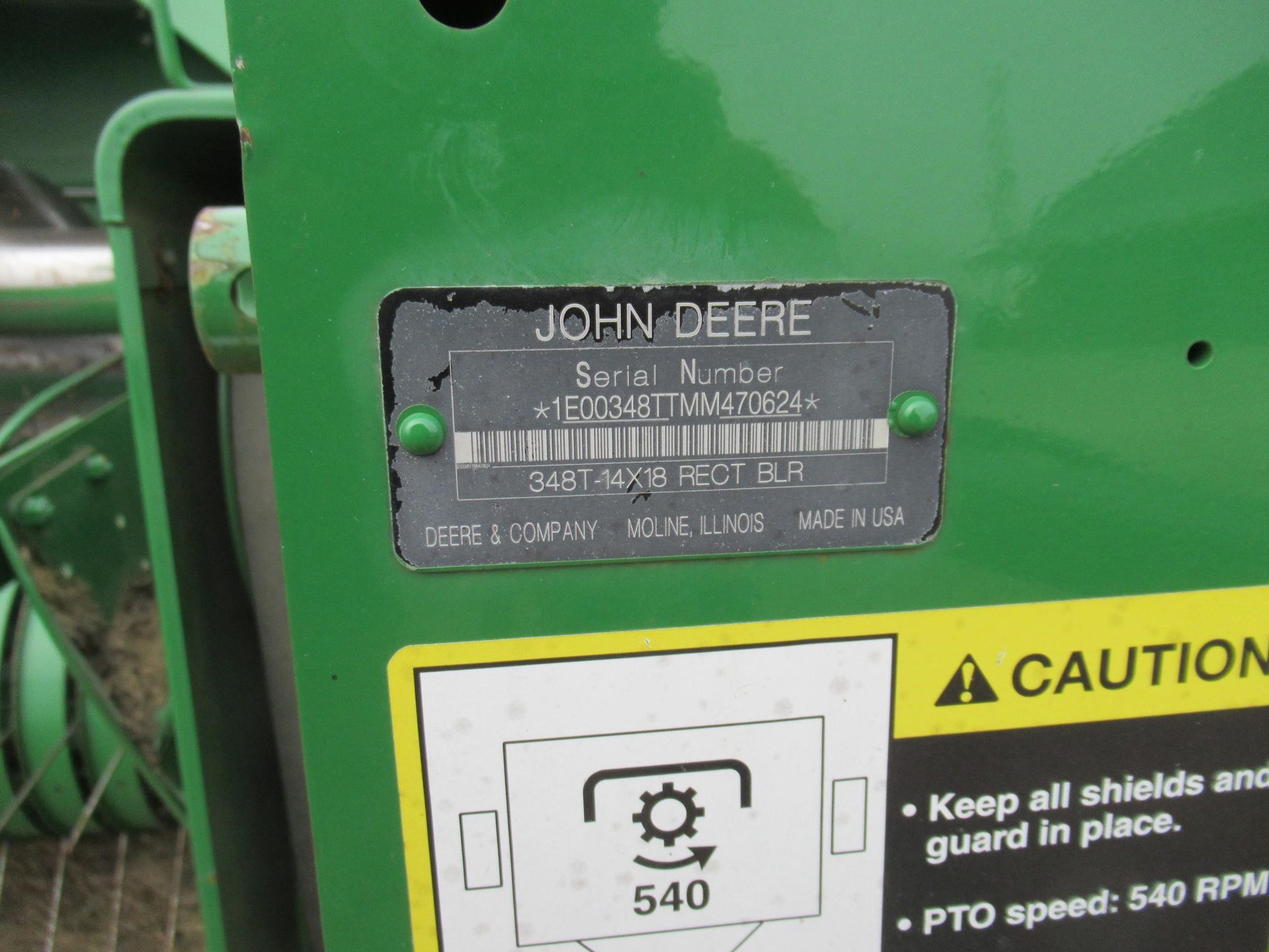 2021 John Deere 348